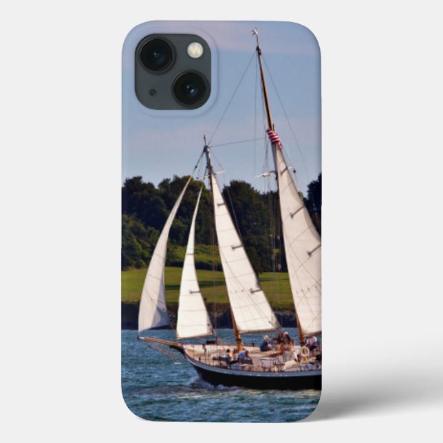 Sailing In Newport, Rhode Island, USA Case-Mate iPhone Case (Back)