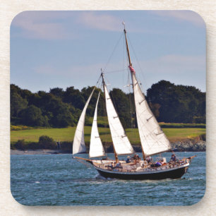 Sailing In Newport, Rhode Island, USA Coaster