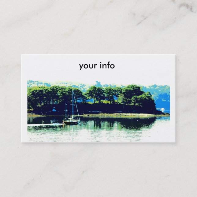 sailing in paradise business card (Front)