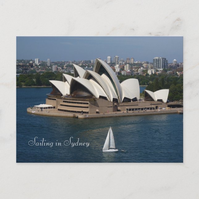 Sailing in Sydney Postcard (Front)