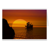 Sailing in the sunset (Front Horizontal)