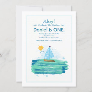 Sailing in the Sunshine Invitation