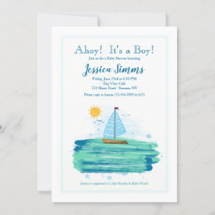 Sailing in the Sunshine Invitation