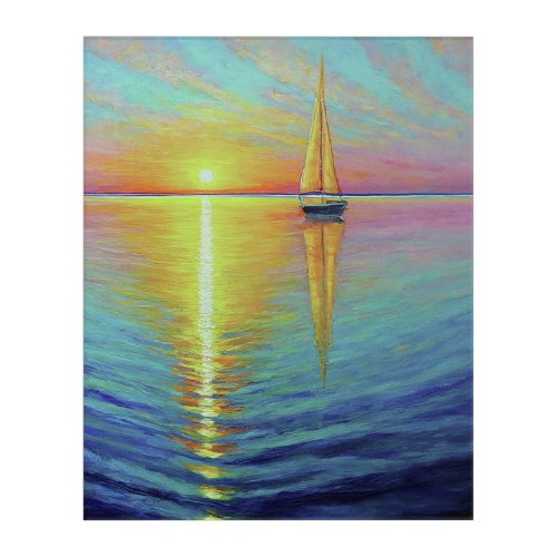 Sailing into Serenity Acrylic Print