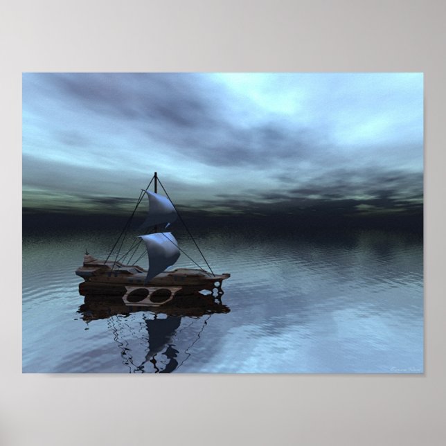 Sailing into Storm Poster (Front)