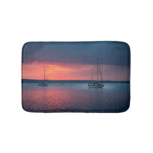 Sailing Into The Sunset Cienfuego, Cuba Bathroom Mat