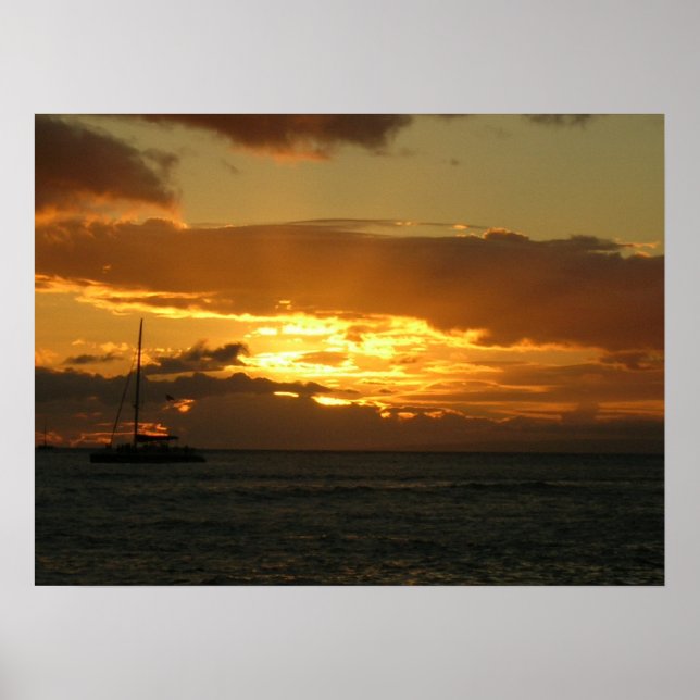 Sailing into the Sunset Poster (Front)