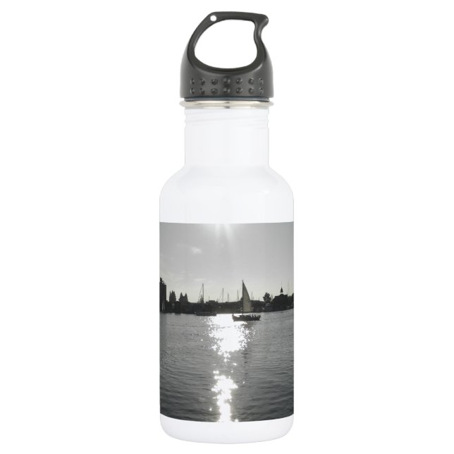 Sailing into the Sunset Stainless Steel Water Bottle (Front)