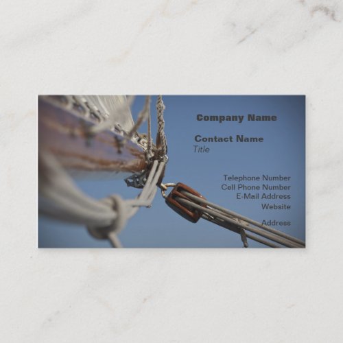 Sailing Jib Business Card Templates