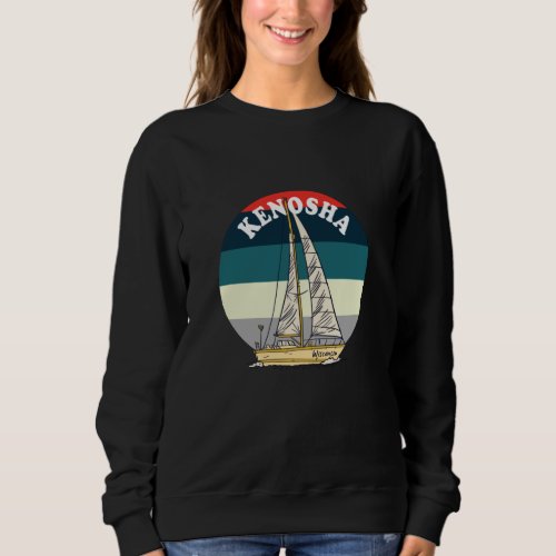 Sailing Kenosha Wisconsin Vintage Sweatshirt