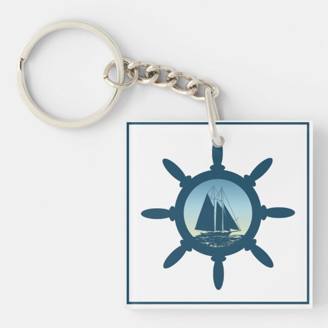Sailing Keychain (Front)