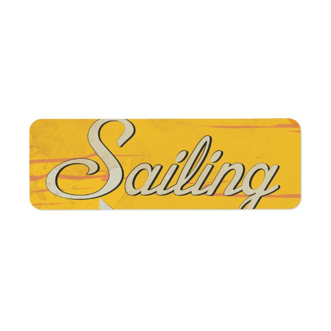 Sailing Label (Front)