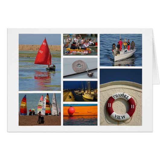 Sailing-lover's card (Front Horizontal)