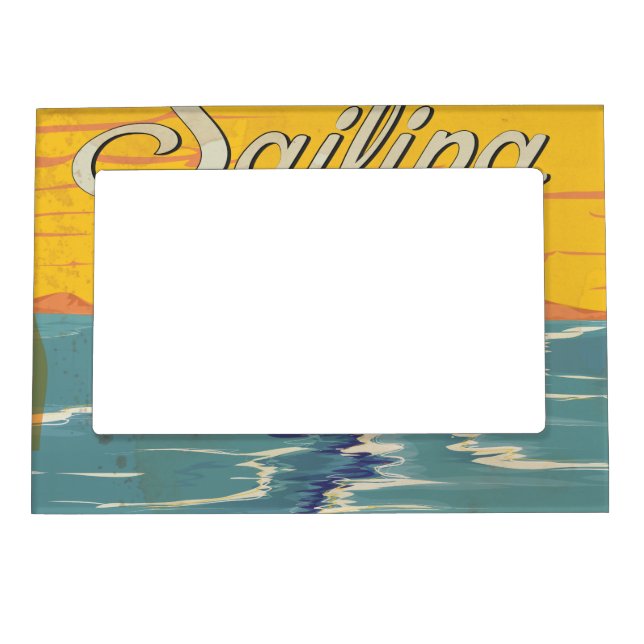Sailing Magnetic Picture Frame (Front)