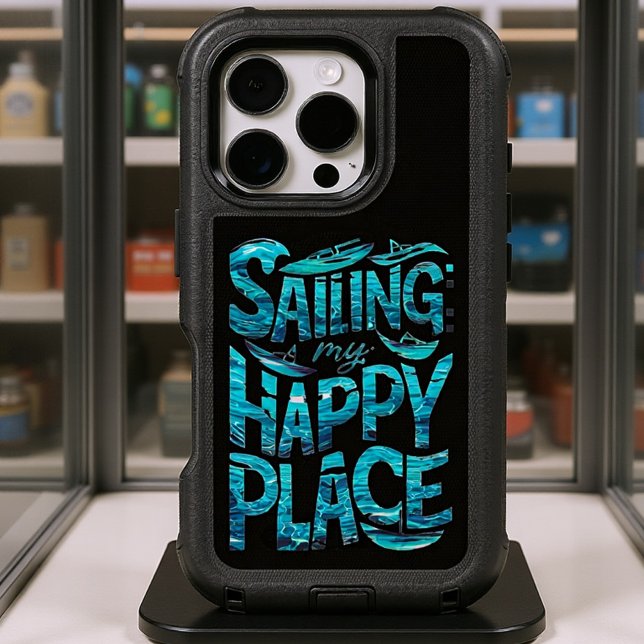 Sailing My Happy Place: A Blue Ocean Otterbox iPhone Case (Creator Uploaded)