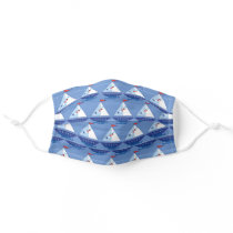 Sailing Nautical Ocean Sailboat Gift Adult Cloth Face Mask Sailing Nautical Ocean Sailboat Gift Adult Cloth Face Mask
