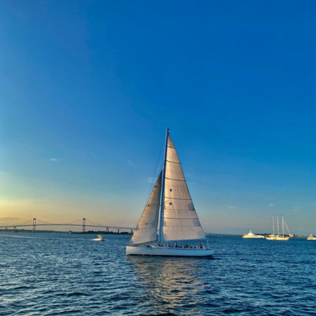 Sailing Newport Rhode Island Faux Canvas Print (Creator Uploaded)