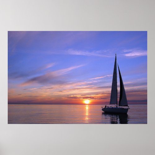 Sailing Northeast 36 x 24 Poster