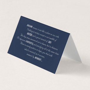 Sailing Oceans Poem