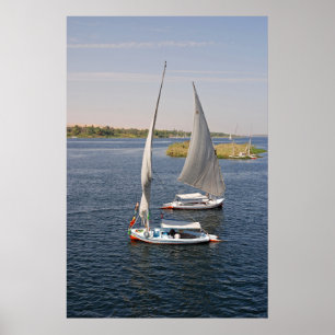Sailing On The Nile, Egypt Poster