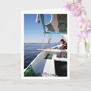 Sailing on the River Nile, Luxor Card
