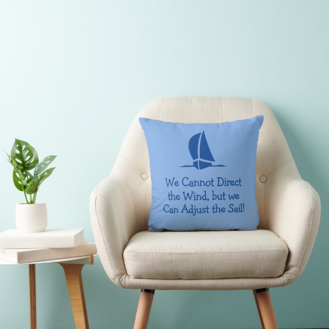 Sailing or Yachting Themed Throw Pillow (Chair)