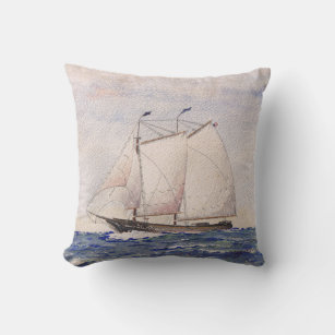 Sailing out of Nantucket Pillow