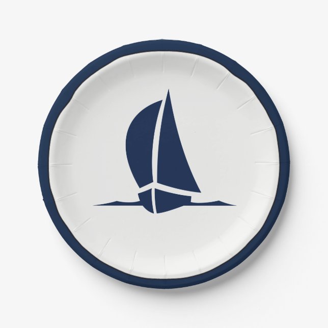 Sailing Paper Plates (Front)