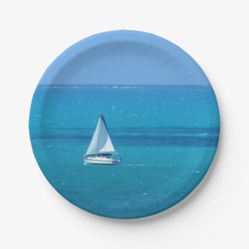 Sailing Paper Plates by h2oWater at Zazzle