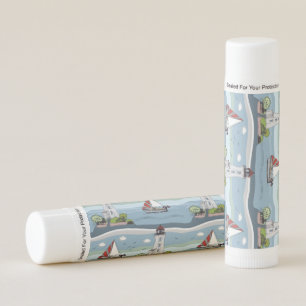 Sailing Pattern lip balm