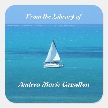 Sailing Personalized Bookplate