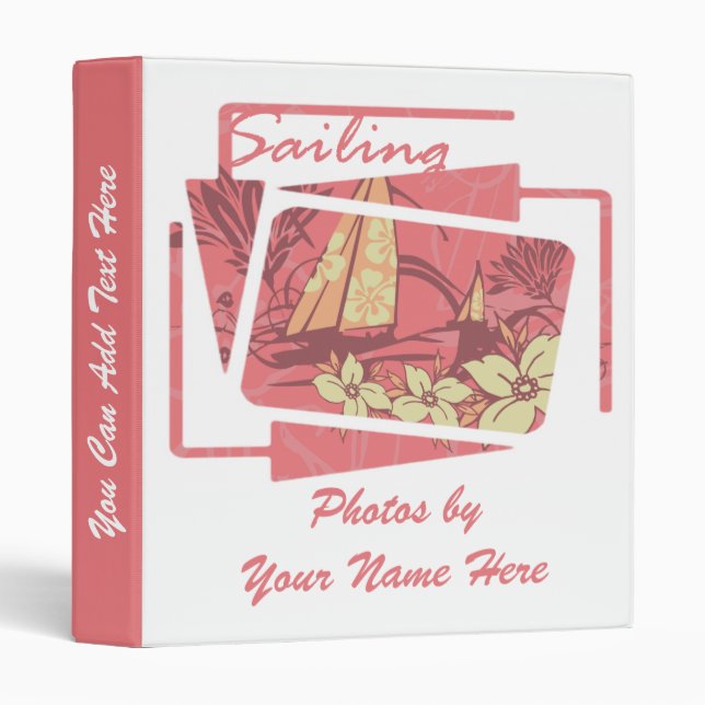 Sailing Photo Book Binder (Front/Spine)