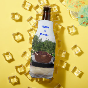 Sailing Photo Bottle Cooler