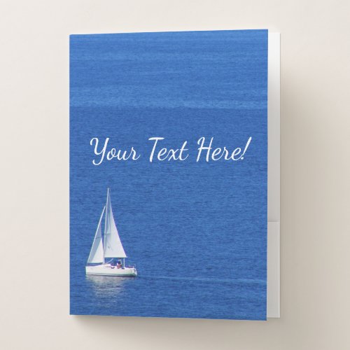 Sailing Pocket Folder