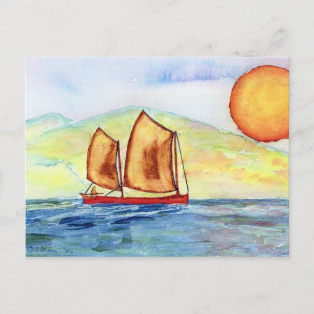 Sailing Postcard (Front)