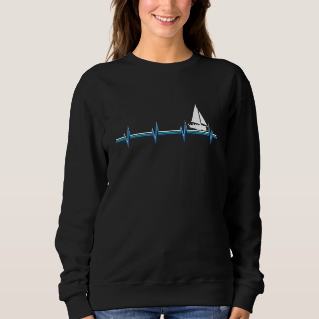 Sailing sailboat catamaran owner skipper sweatshirt (Front)