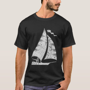 Sailing Sailboat Sailor Yacht Sailing Yacht Motif T-Shirt
