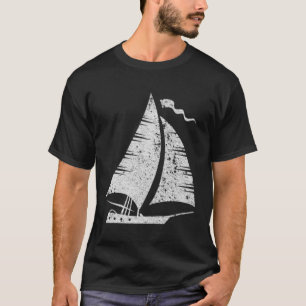 Sailing Sailboat Sailor Yacht Sailing Yacht Motif T-Shirt