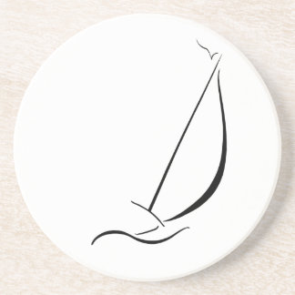 Sailing Sandstone Coaster