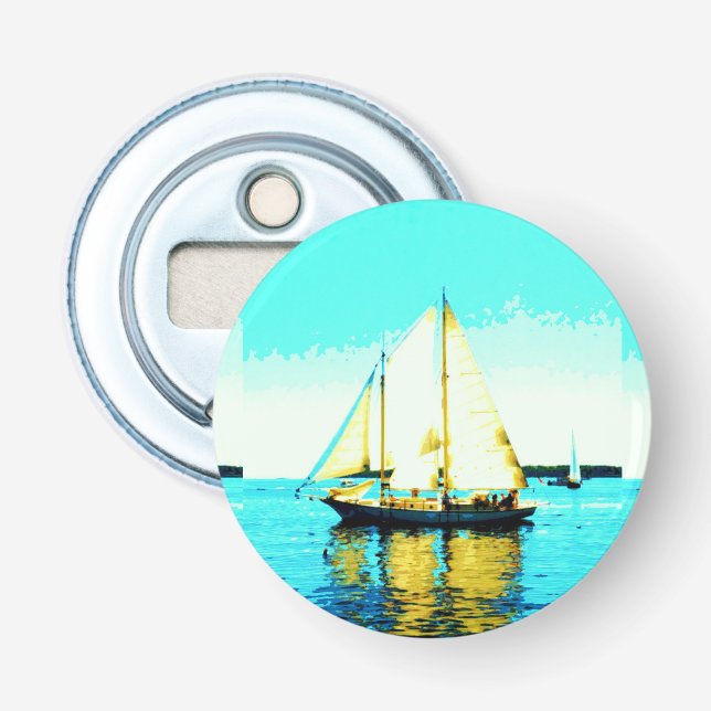 sailing schooner bottle opener (Front)
