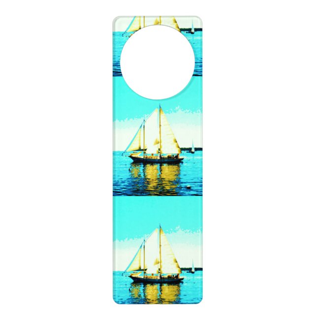 sailing schooner door hanger (Front)