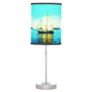 sailing schooner table lamp