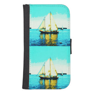 sailing schooners wallet case