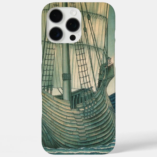 Sailing Ship Anchored in the Harbor Case-Mate iPhone Case (Back)