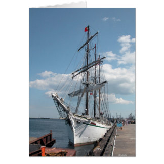 Sailing Ship--blank card