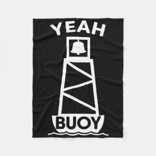 Sailing Ship Boating Boat Buoy Marker Fleece Blanket