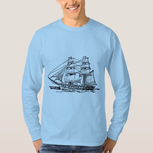 Sailing Ship Brig T_Shirt