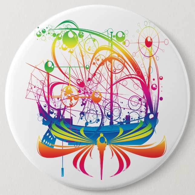 Sailing Ship Button (Front)