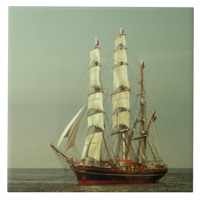 SAILING SHIP CERAMIC TILE (Front)