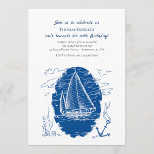 Sailing Ship Invitation